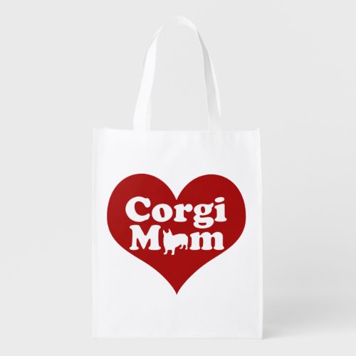 Corgi Mom Reusable Grocery Bag
