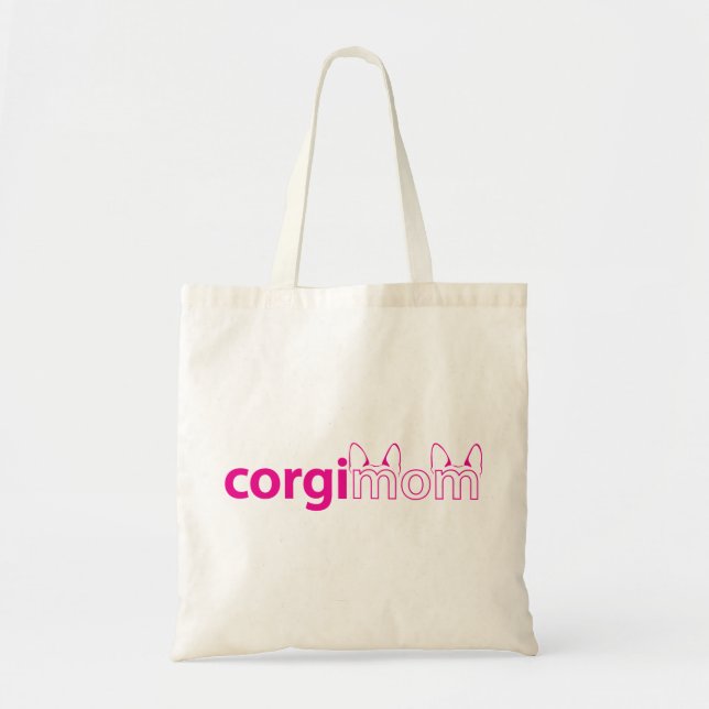 Corgi Mom Tote Bag (Front)