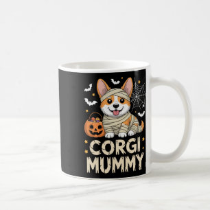 Corgi Mummy Funny Halloween Dog Lover Costume For Coffee Mug
