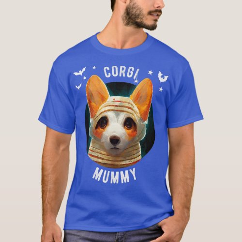 Corgi Mummyhalloween_583 T_Shirt