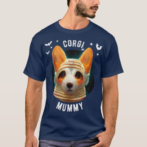 Corgi Mummyhalloween _584 T_Shirt