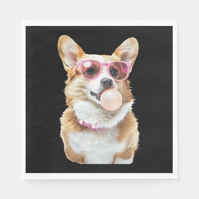 Corgi    napkins (Front)