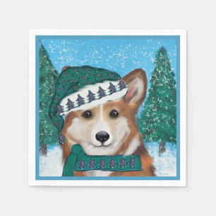 Corgi Napkins