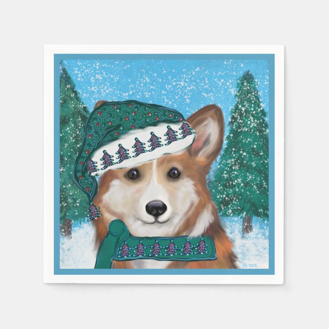 Corgi Napkins (Front)