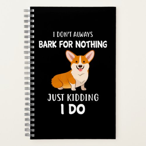 Corgi Notebook