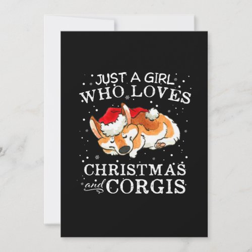 Corgi Pajamas Dog Just A Girl Who Loves Corgis Save The Date