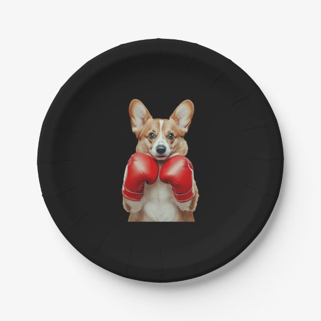 Corgi   paper plates (Front)
