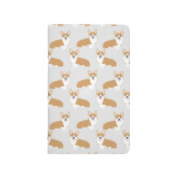 Corgi pattern journal - notebook corgi design