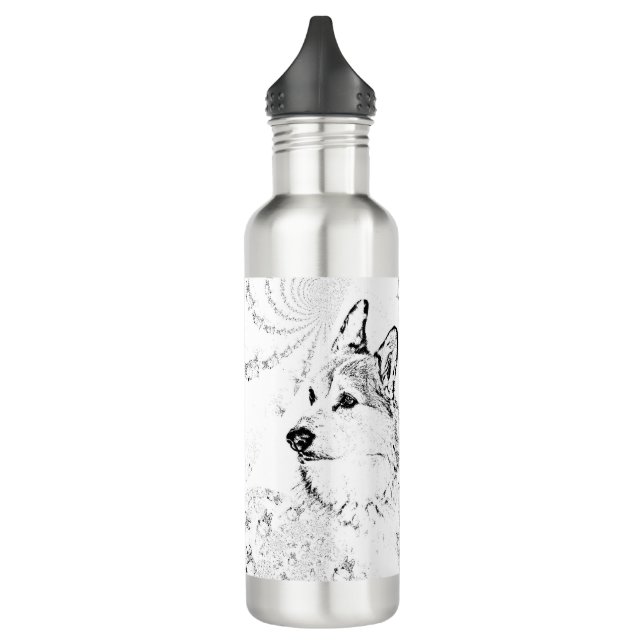 Corgi Pattern thermal drink bottle (Left)