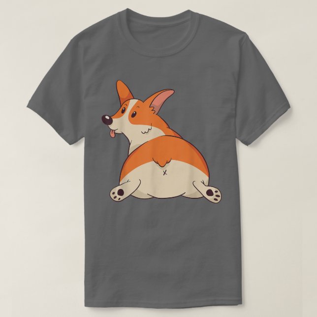 Corgi Pembroke Welsh Cute Corgi Design  T-Shirt (Design Front)