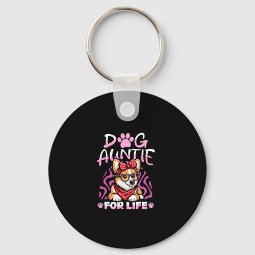 Corgi Pet _ Breed Dog Aunt Fur Life   Keychain