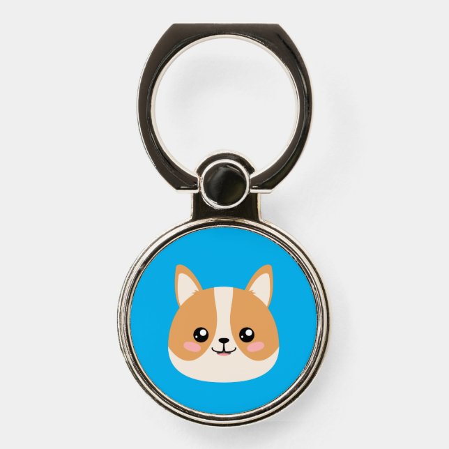 Corgi Phone Ring Stand (Front)