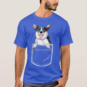 Corgi Pocket for Men Women Boys Girls Kids Dog Lov T-Shirt