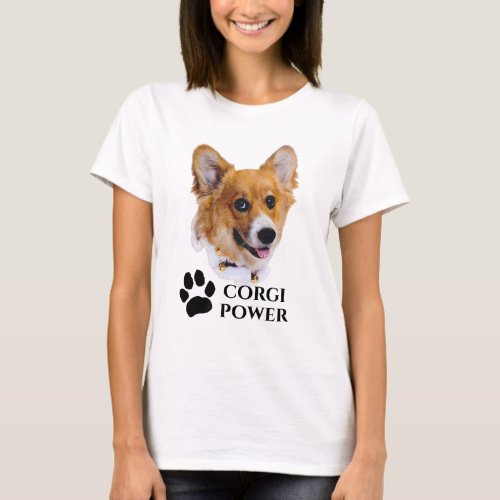 Corgi Power T_Shirt