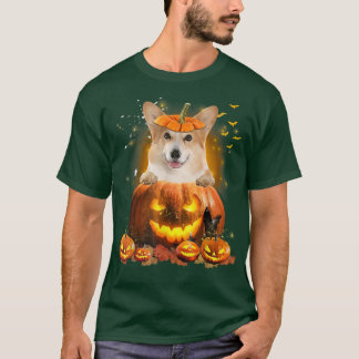Corgi PumpkinFunny Cute Dog Lover Halloween T-Shirt