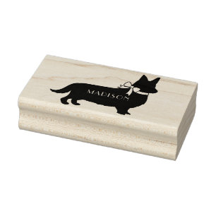 Corgi Puppy Dog Pembroke Welsh Rubber Stamp