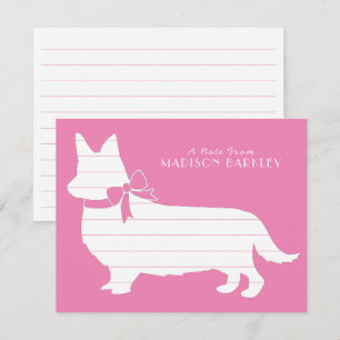 Corgi Puppy Dog Pembroke Welsh Thank You Card