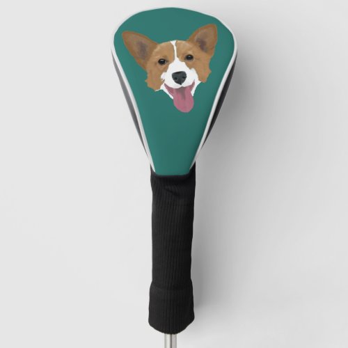 Corgi Puppy Golf Head Cover