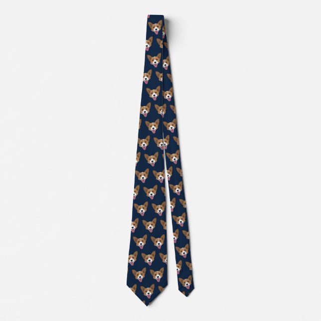 Corgi Puppy Neck Tie (Front)