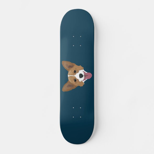 Corgi Puppy Skateboard (Front)