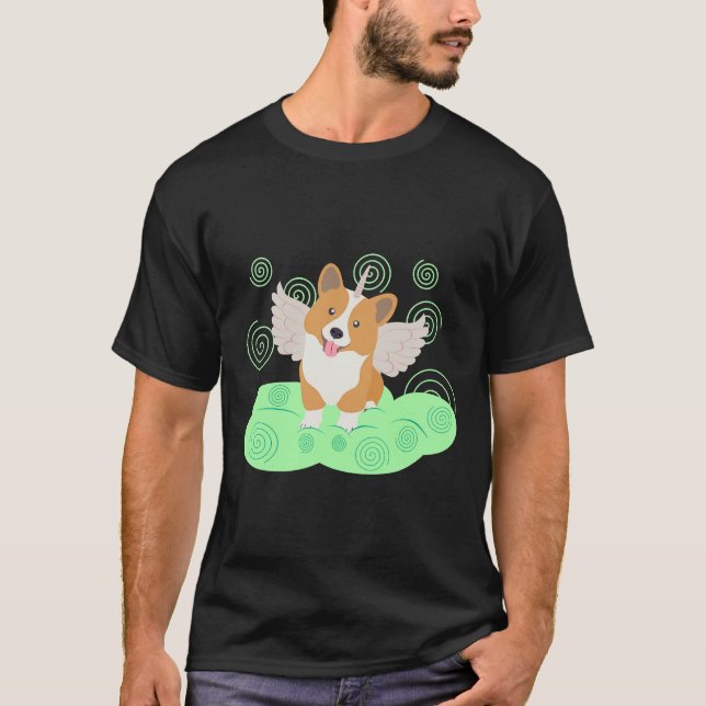 Corgi Puppy Unicorn T-Shirt (Front)