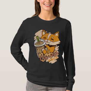 Corgi Puppy With Bubble Tea T-Shirt