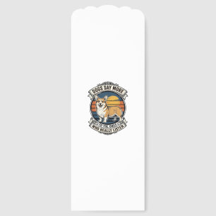 Corgi Quote Shirt Vintage Engraving Dog Lover Tee_ Bookmarks