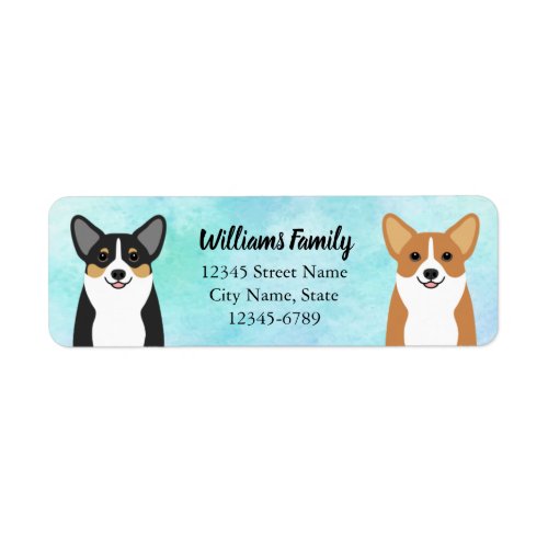 Corgi Return Address Labels