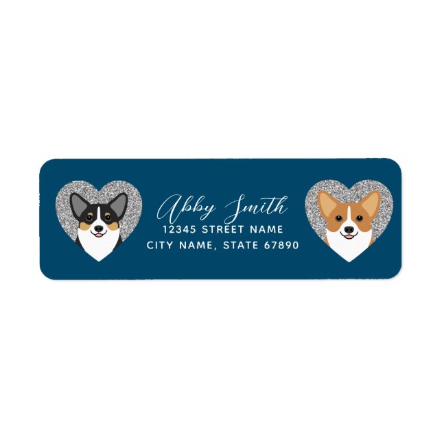Corgi Return Address Labels (Front)