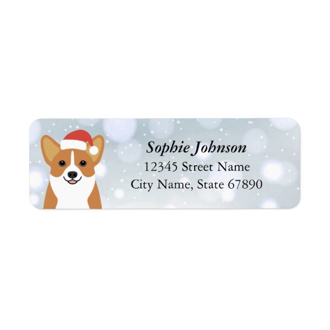 Corgi Return Address Labels (Front)
