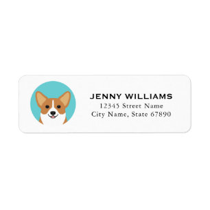 Corgi Return Address Labels