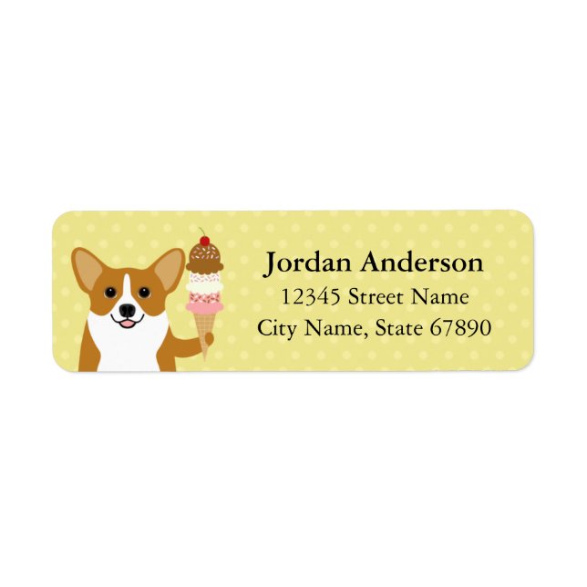 Corgi Return Address Labels (Front)