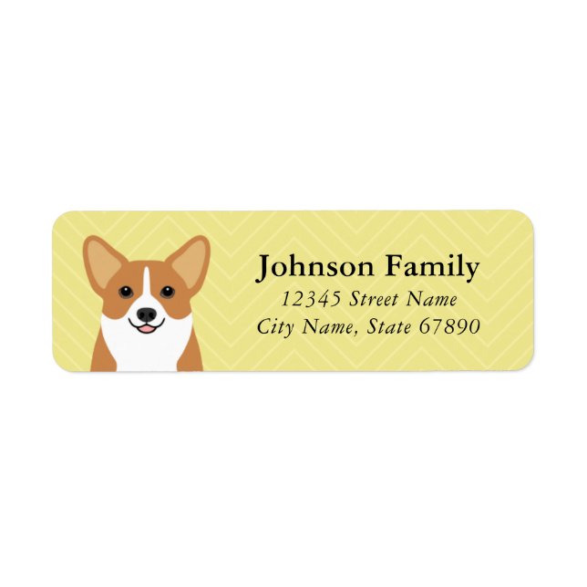 Corgi Return Address Labels (Front)