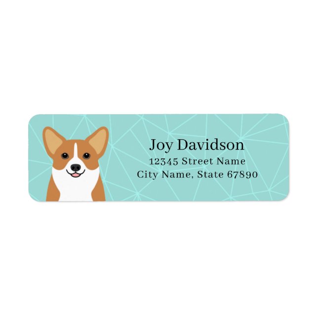 Corgi Return Address Labels (Front)