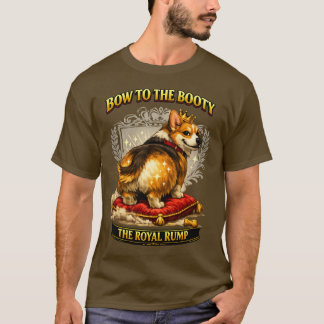 Corgi Royal Rump | Funny Groovely Dog  T-Shirt