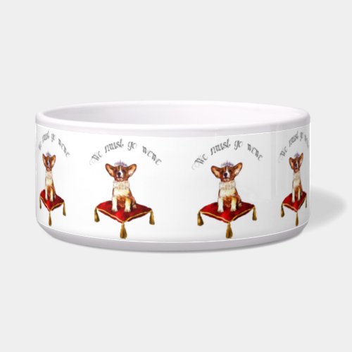 Corgi Royalty  Bowl