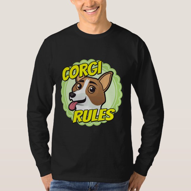 Corgi Rules T-Shirt (Front)