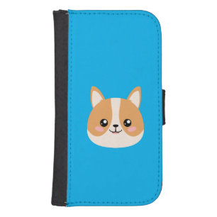 Corgi Galaxy S4 Wallet Case
