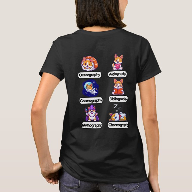 Corgi Sciences t-shirt (Back)