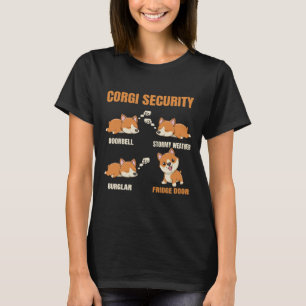 Corgi Security Corgi Owners Funny Corgi T-Shirt