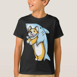 Corgi Shark Funny Corgi Costume 988 T-Shirt