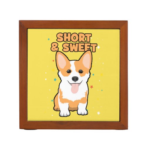 Corgi _ Short and Sweet Cute Dog Cartoon Novelty Pencil Holder