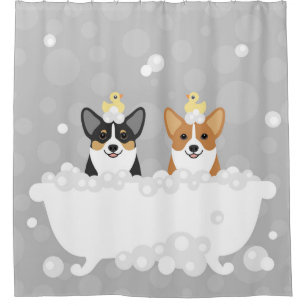 Corgi Shower Curtain
