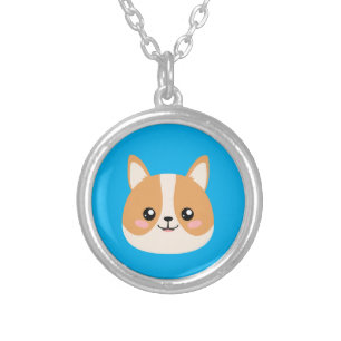 Corgi Silver Plated Necklace