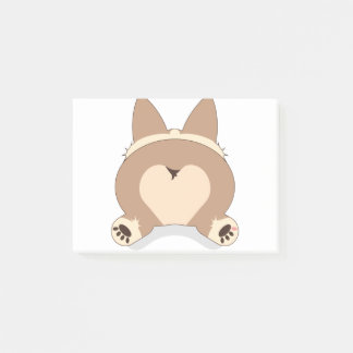 Corgi Sploot Post-it Notes