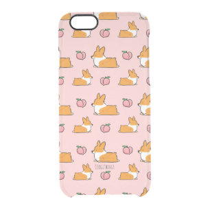 Corgi Sploot Transparent Phone Case