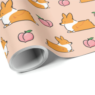 Corgi Sploot Wrapping Paper CorgiThings