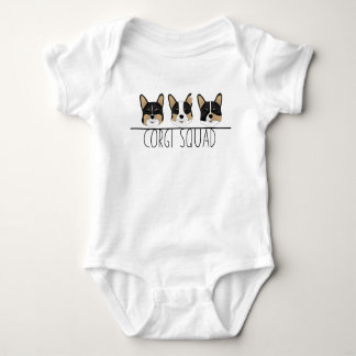 Corgi Squad Baby Bodysuit