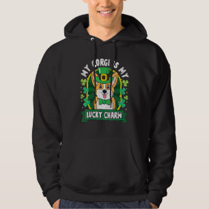 Corgi St Patricks Lucky Charm Mom Dad Hoodie