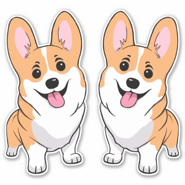 Corgi Sticker (Front)